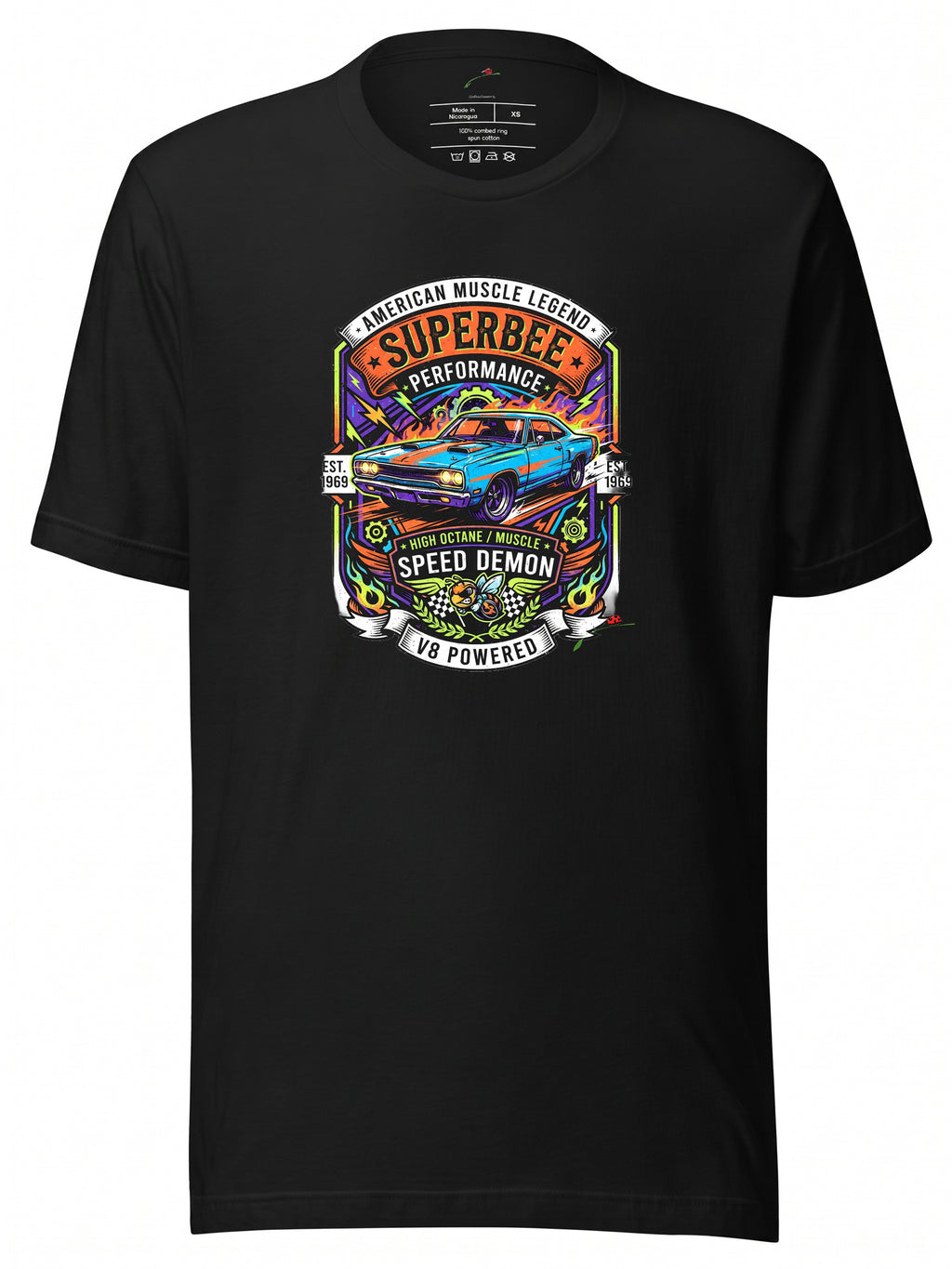 Vintage Super Bee Muscle Car Graphic T-Shirt