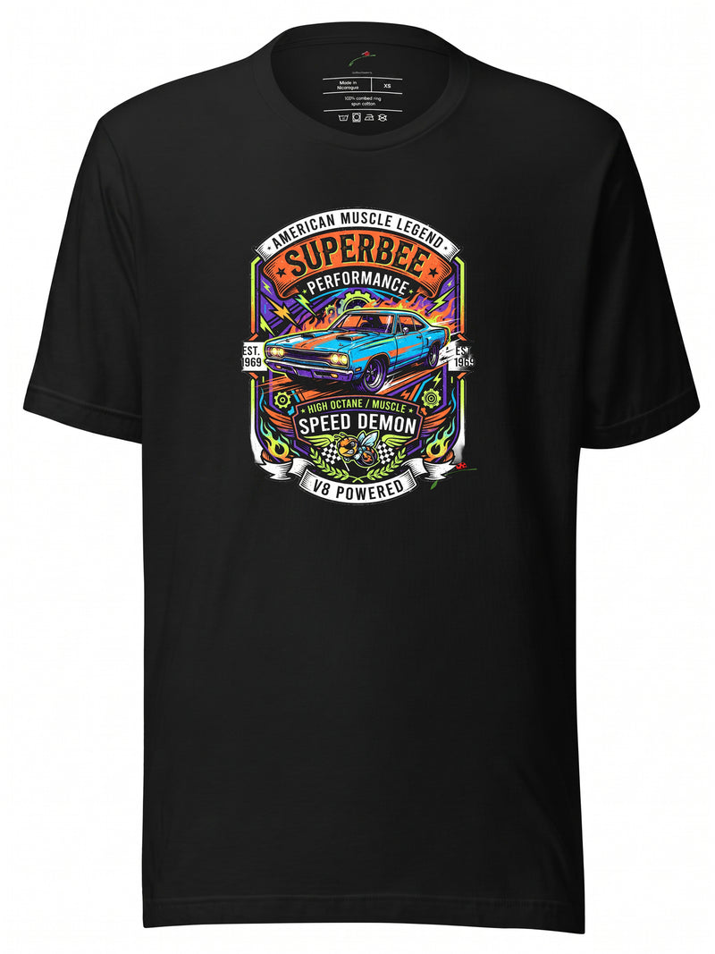 Vintage Super Bee Muscle Car Graphic T-Shirt
