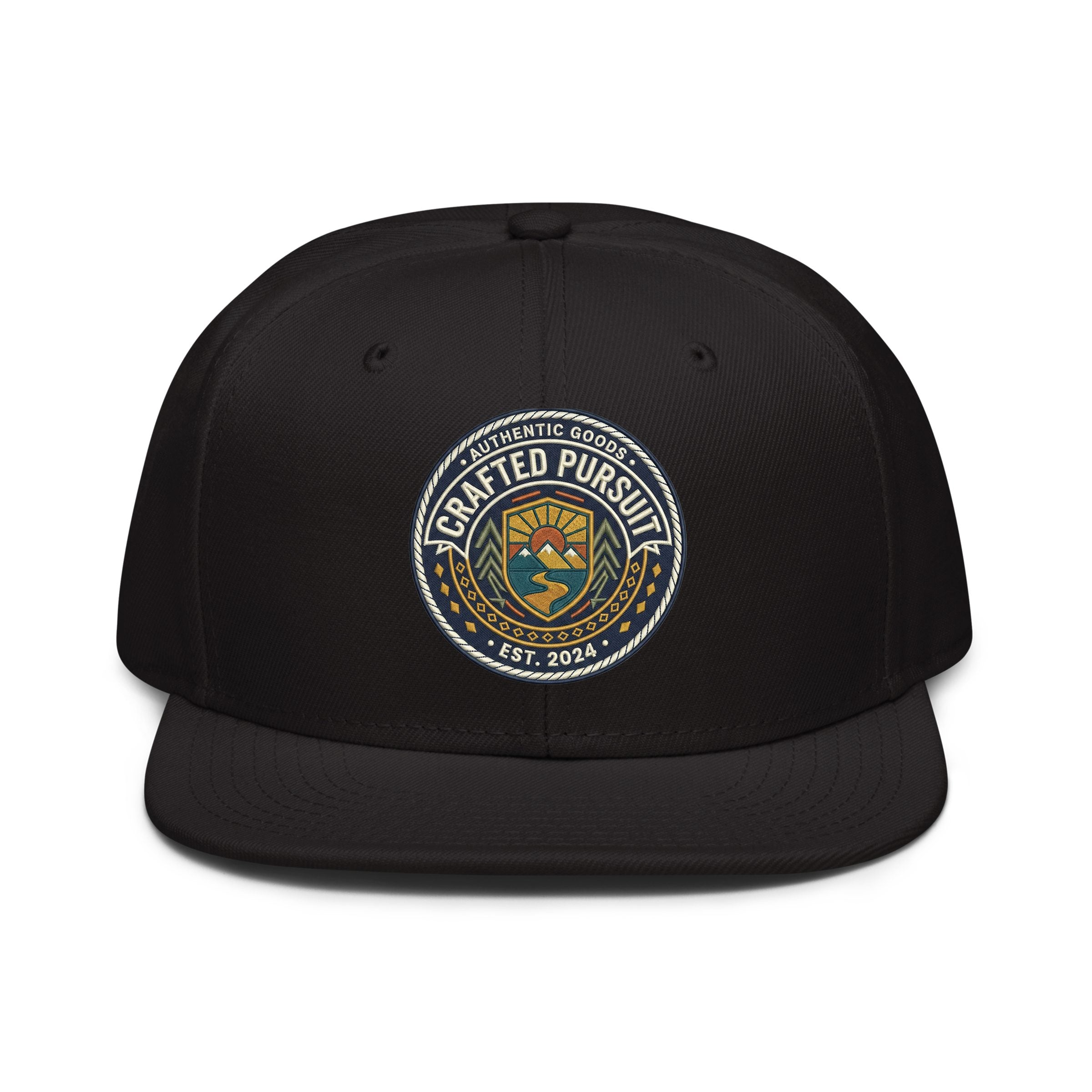 Manav Suthar Embroidered Snapback Hat - Premium Custom Streetwear