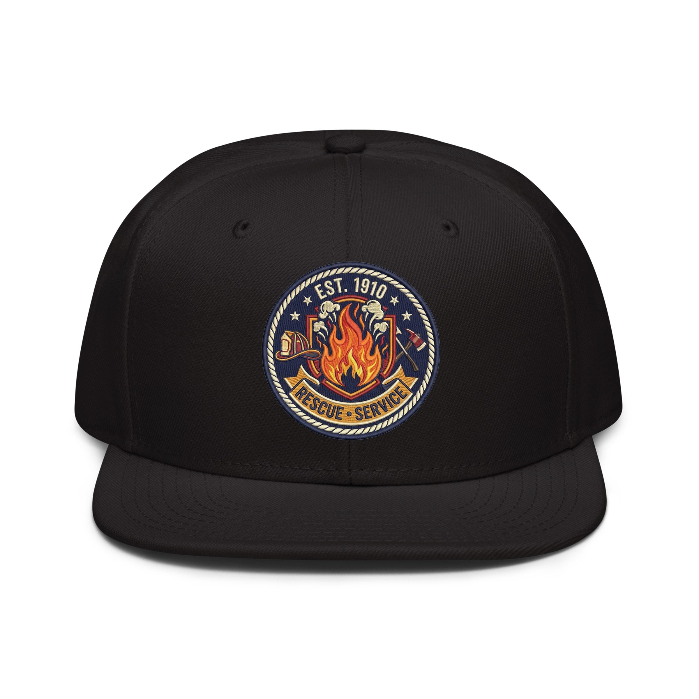 Glenpool Fire Embroidered Snapback Hat - Bold City Pride Cap