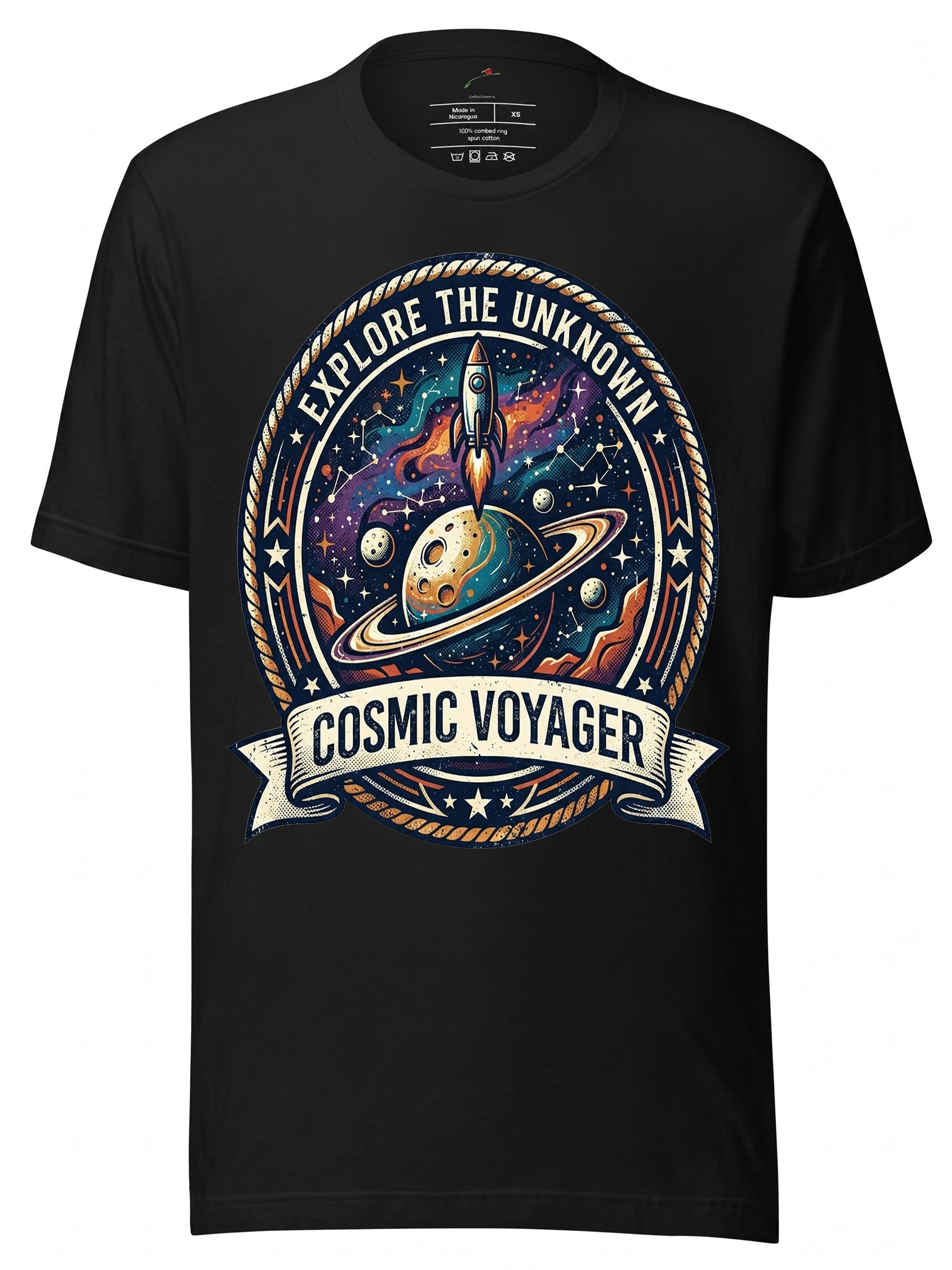 Crimson Bug Graphic Cotton T-Shirt
