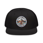 Earthquake Motion Embroidered Snapback Hat - Bold Urban Streetwear Cap