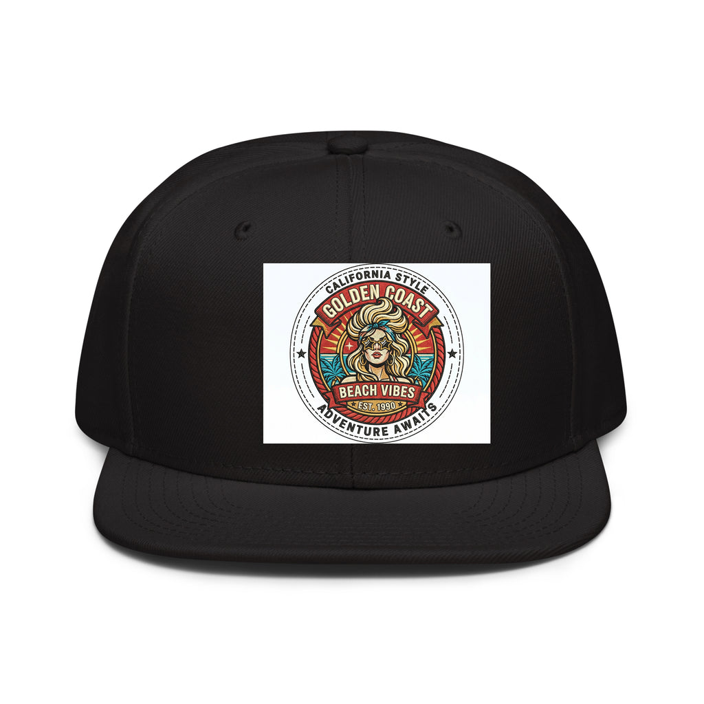 Pamela Anderson Inspired Embroidered Snapback Hat