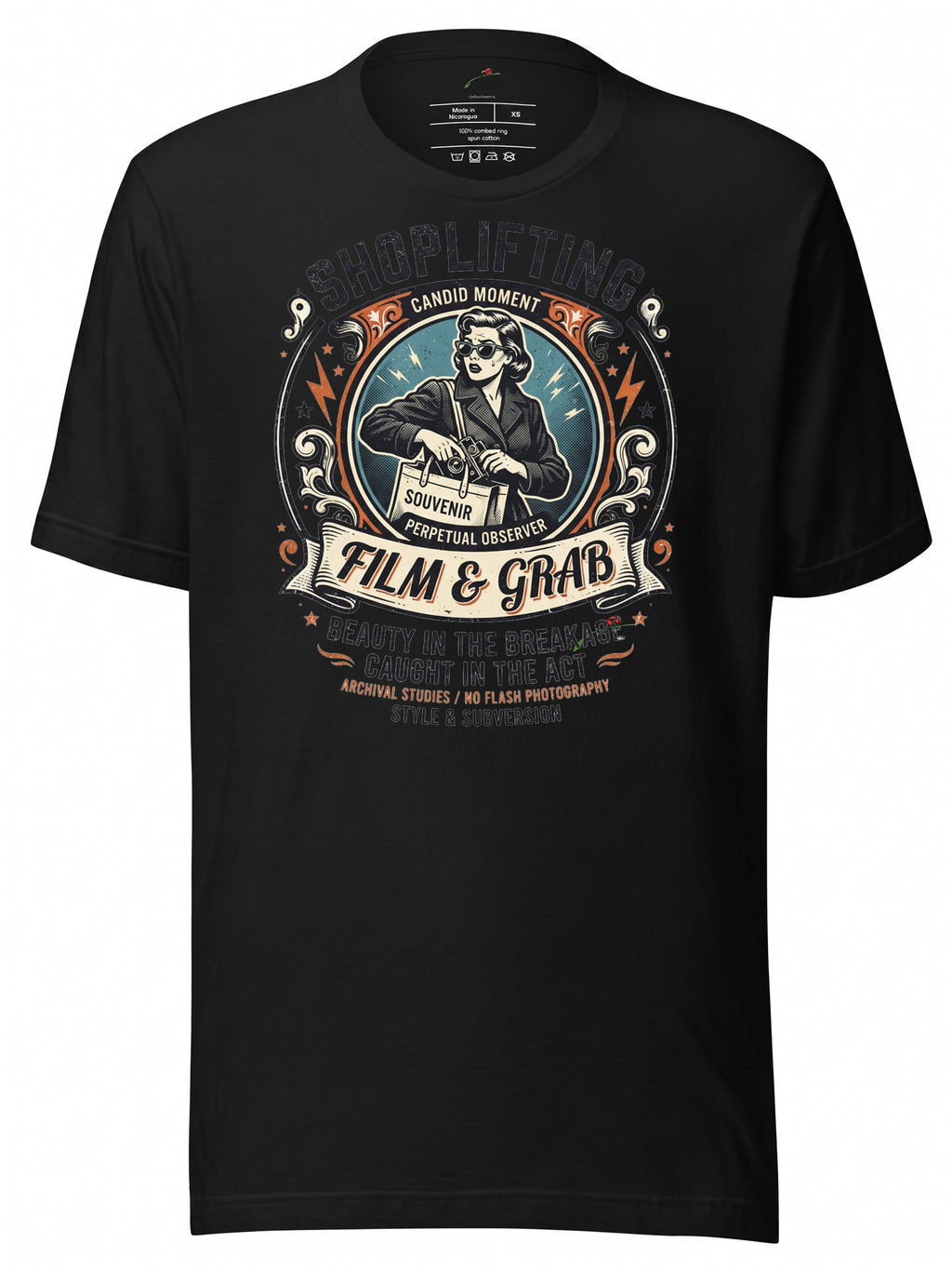 Winona Flock Camera Theft Graphic Tee