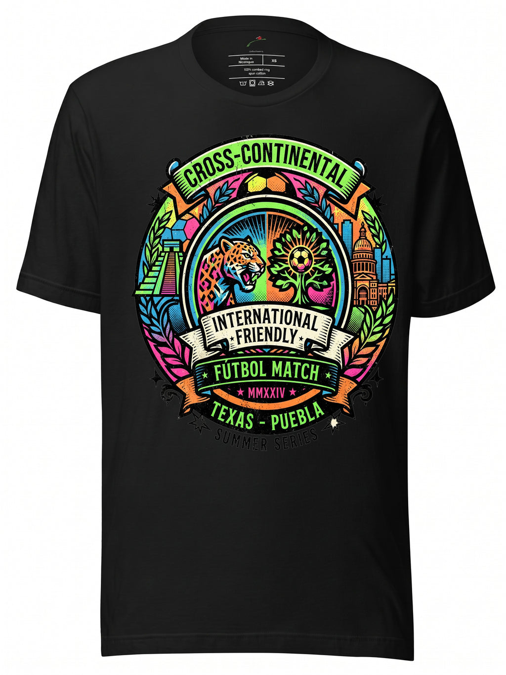 Austin vs Puebla Matchup Graphic T-Shirt