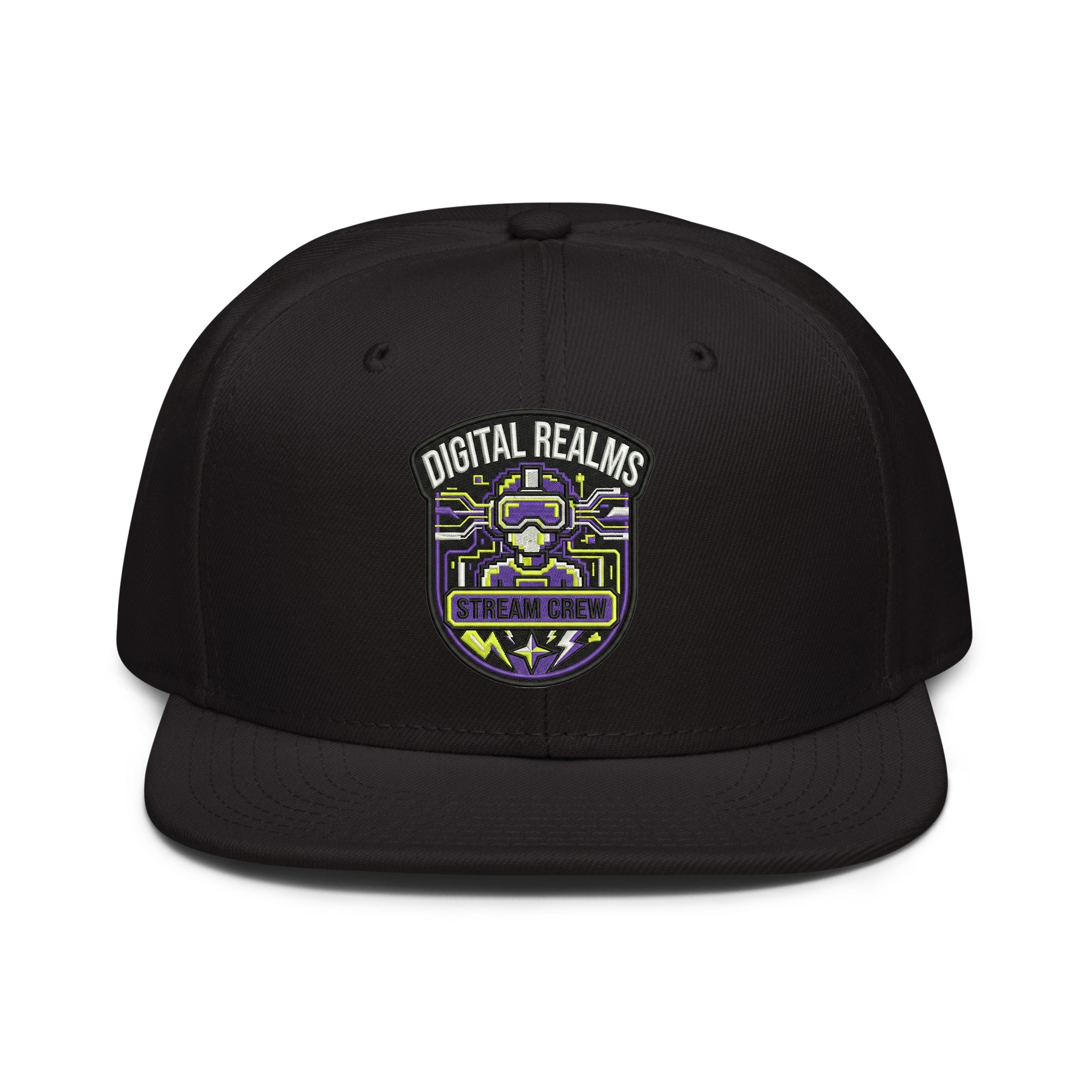 Twitch TV Embroidered Snapback Hat – Bold Gamer Streetwear Cap