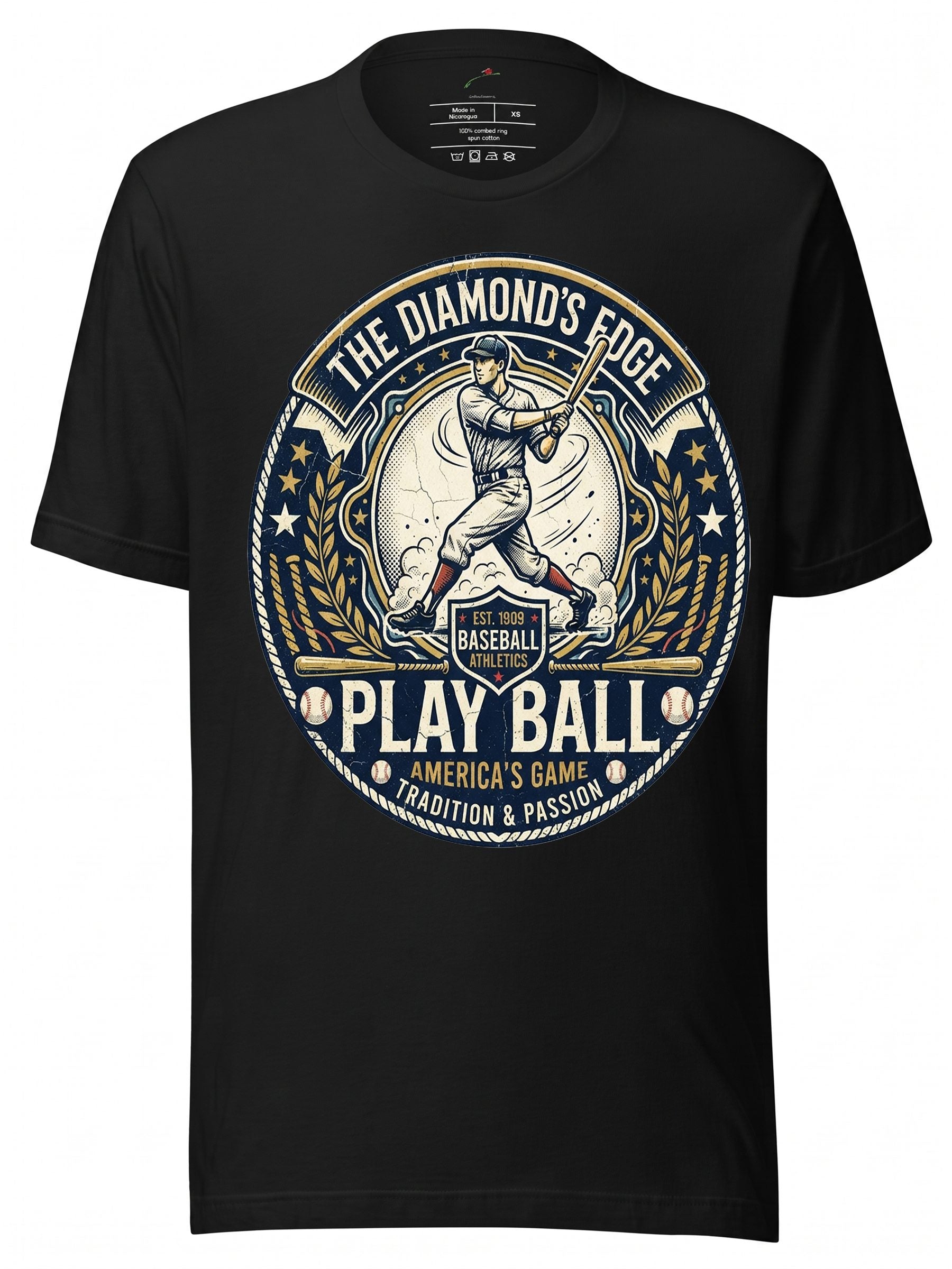 Classic Baseball Graphic T-Shirt | Vintage Sports Style Tee