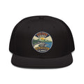 California Embroidered Snapback Hat - Classic Flat Brim Cap