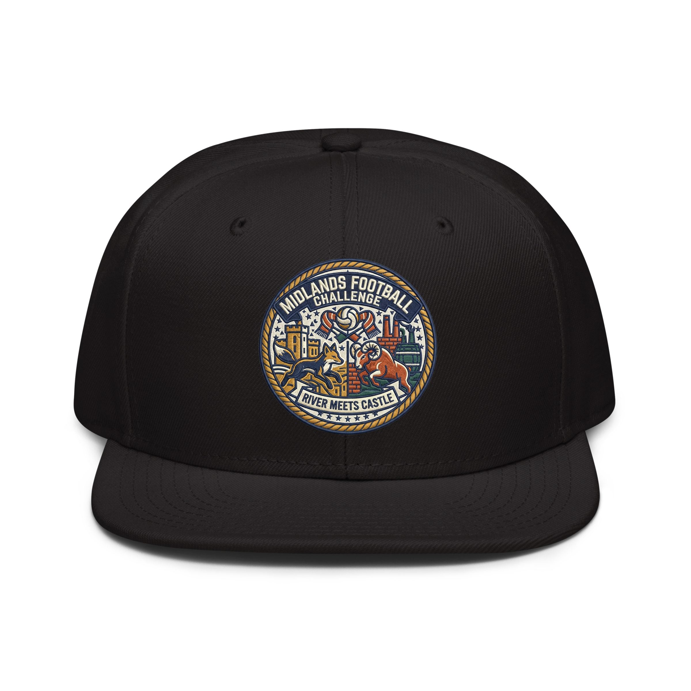 Leicester City vs Burton Embroidered Snapback Hat - Matchday Commemorative Cap