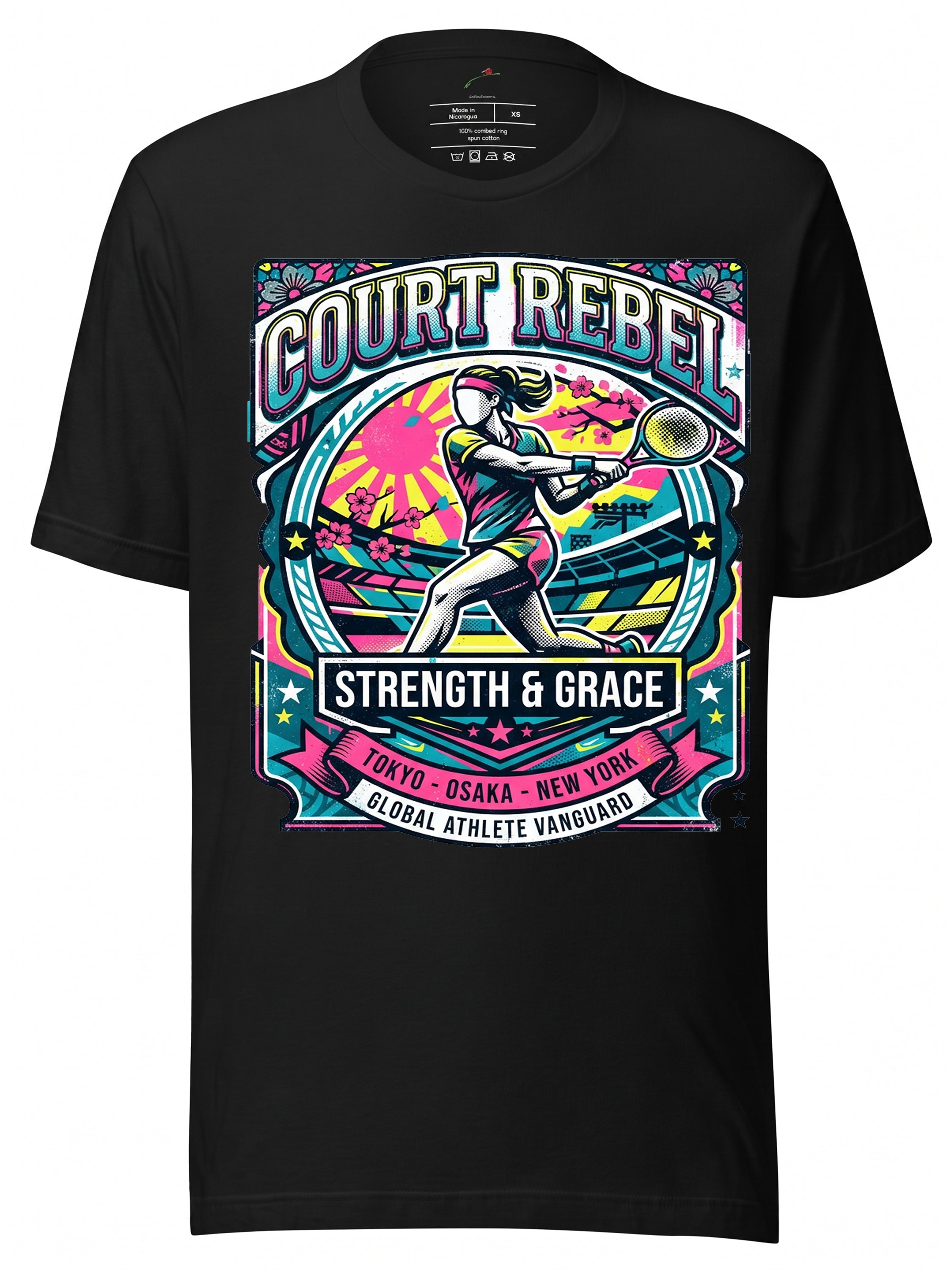 Naomi Osaka Court Champion Tribute Graphic T-Shirt
