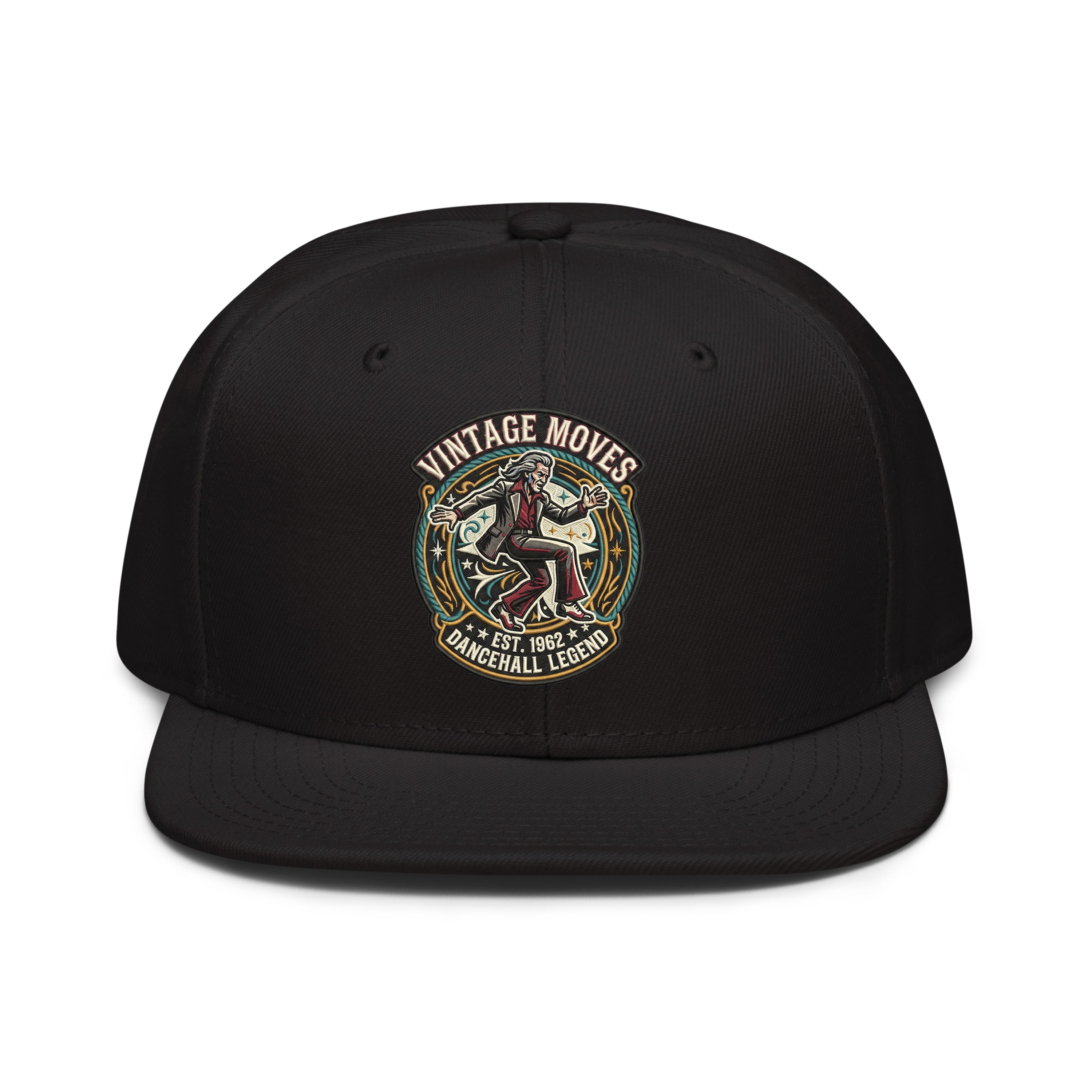 Moves Like Mick Jagger Age 83 Dance Embroidered Snapback Hat