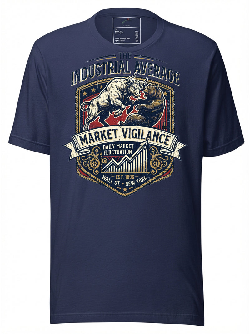 Wall Street Market Trends Graphic T-Shirt
