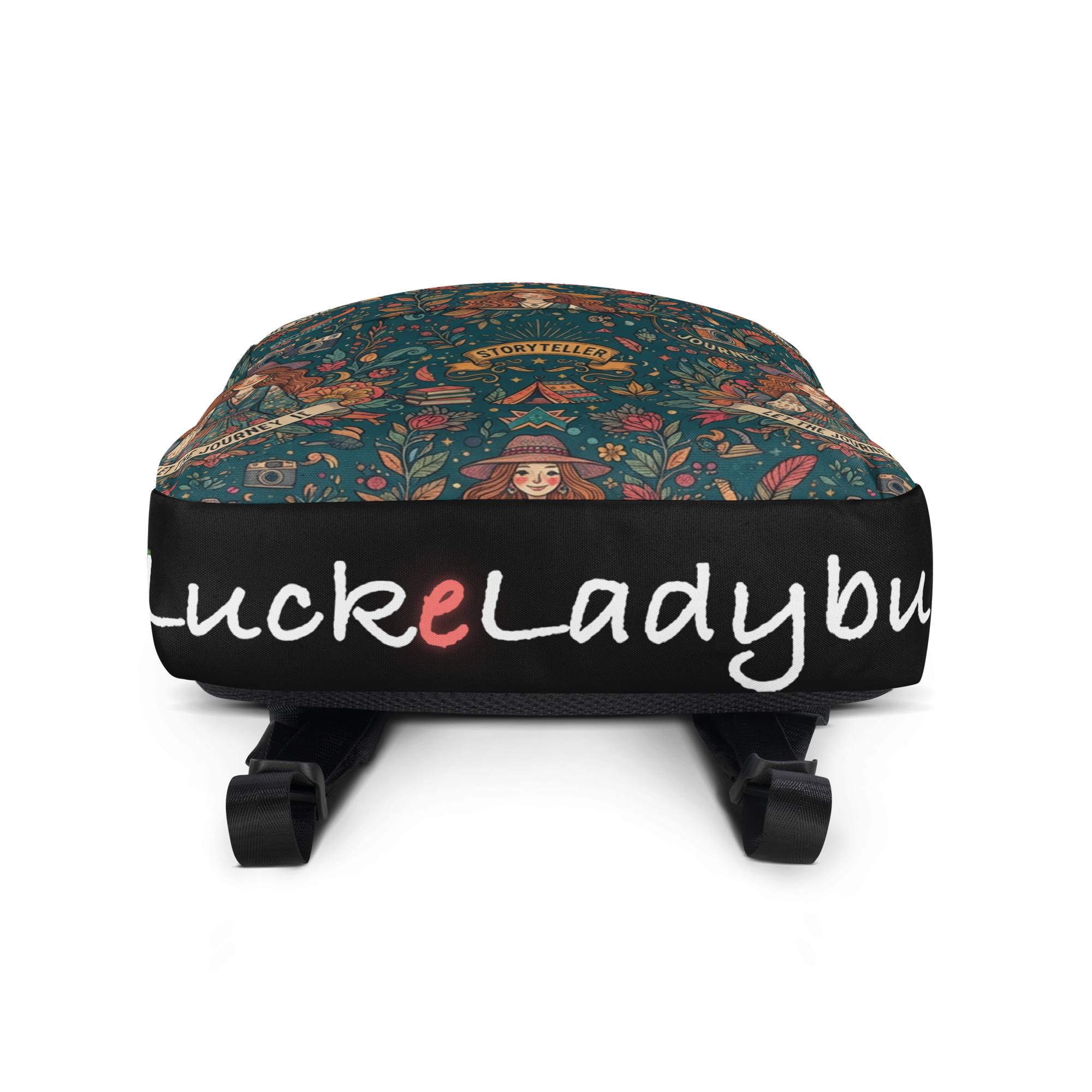 Isla Fisher-Inspired Graphic Print Canvas Backpack
