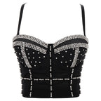 Statement Corset Corset with Beaded Detail