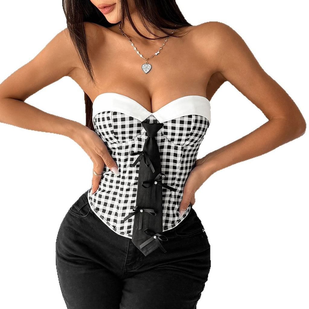 Strapless Corset Top for Chic Style