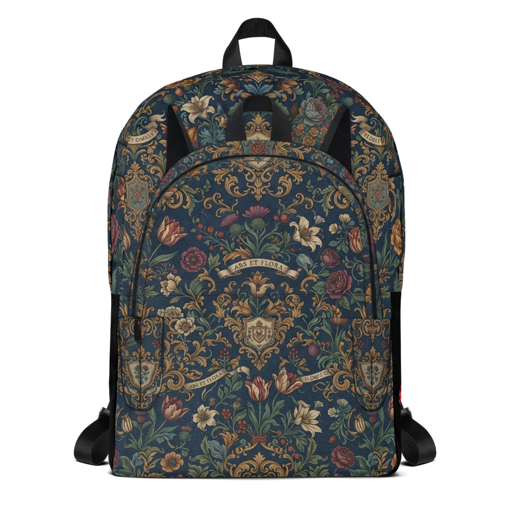 Renaissance Revival Vintage Print Backpack