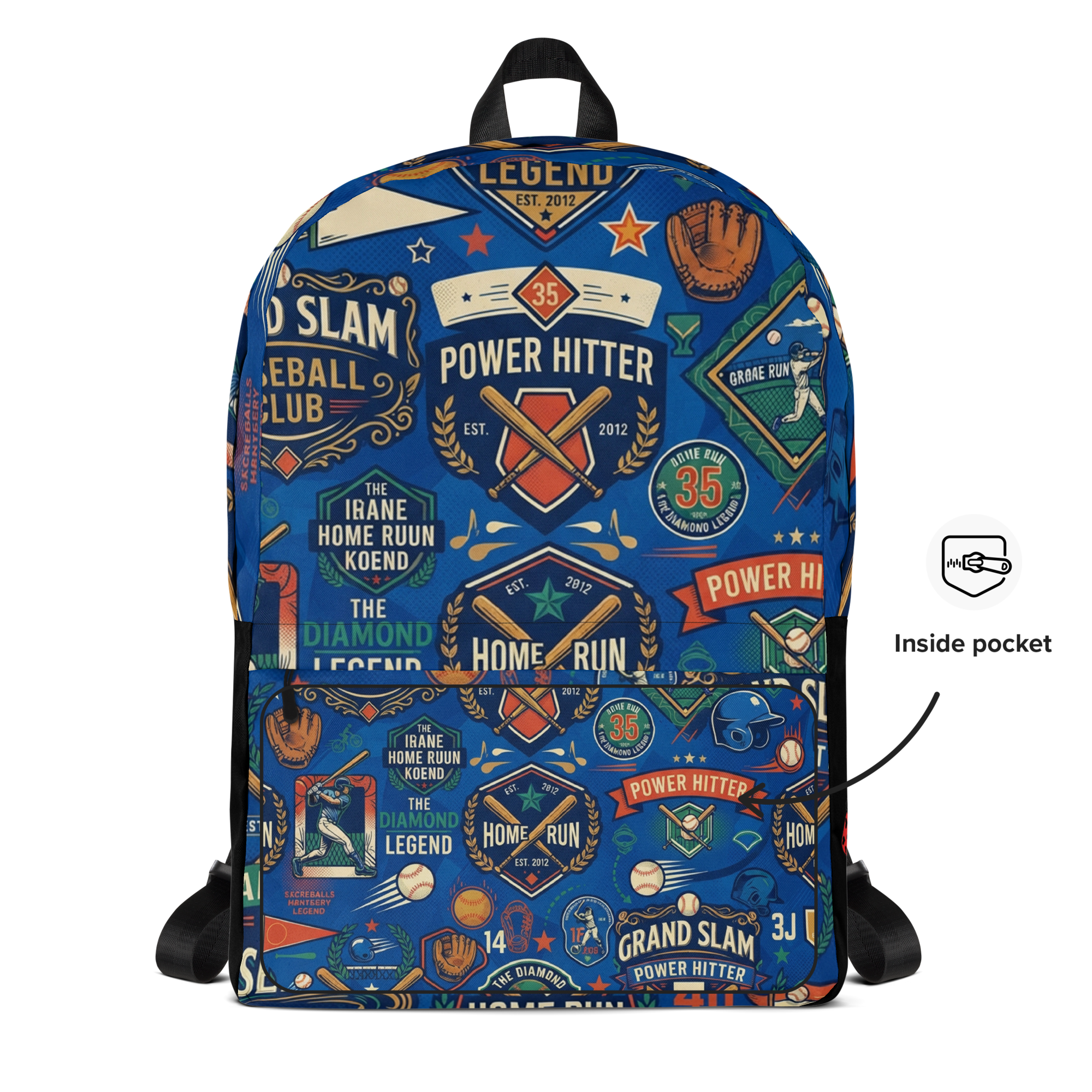 Max Muncy Inspired Graphic Print Backpack