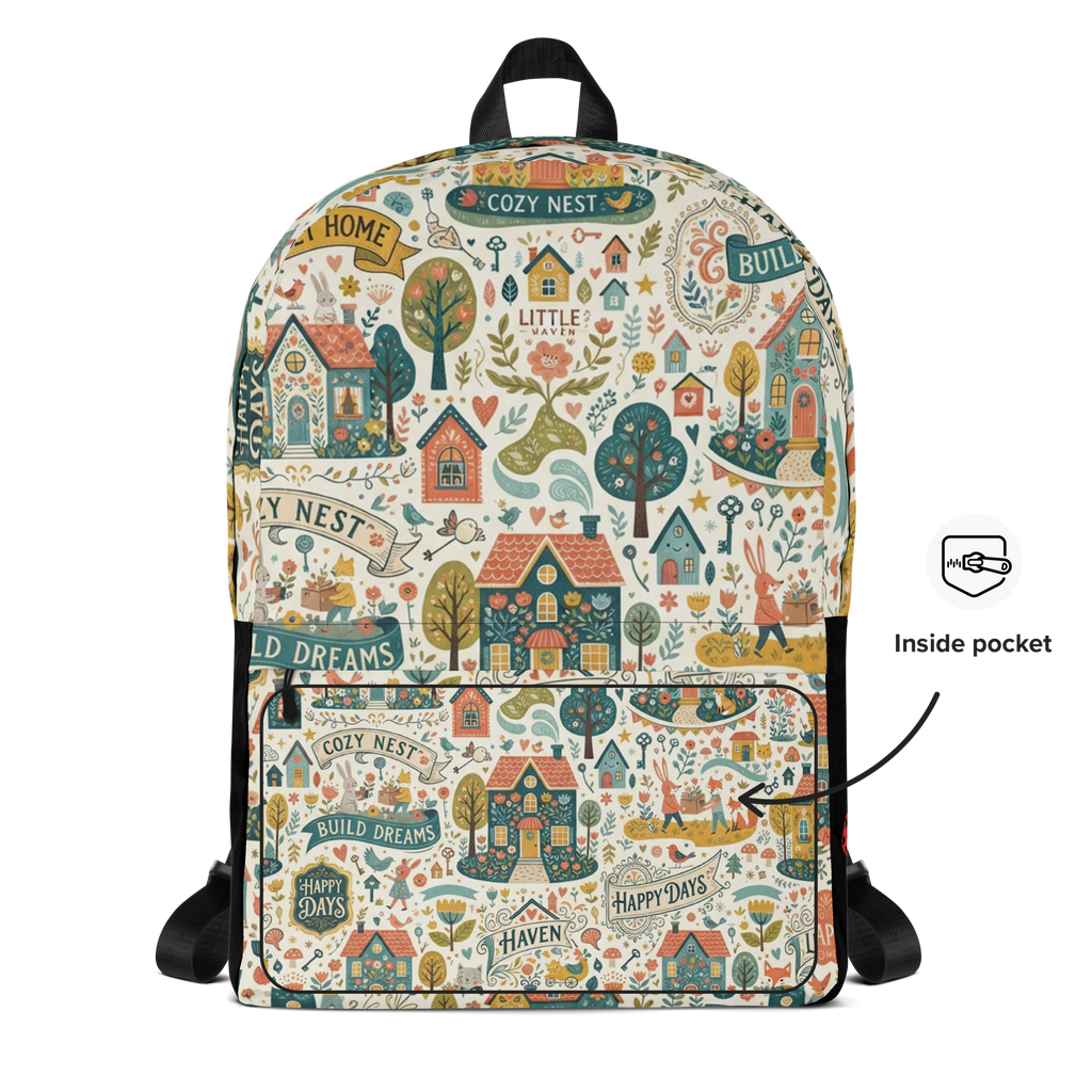 The Real Estate Market Home Prices All-Over Print Backpack