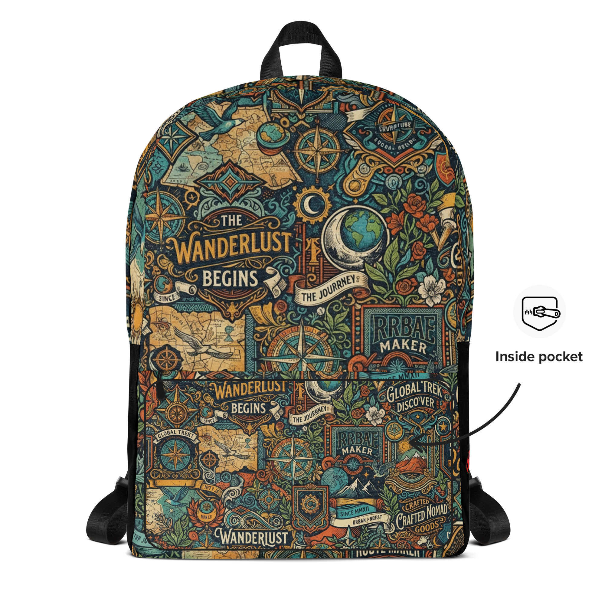 Rafael Jodar Graphic Print Everyday Backpack