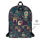 Michelle Pfeiffer Portrait Pattern Canvas Backpack
