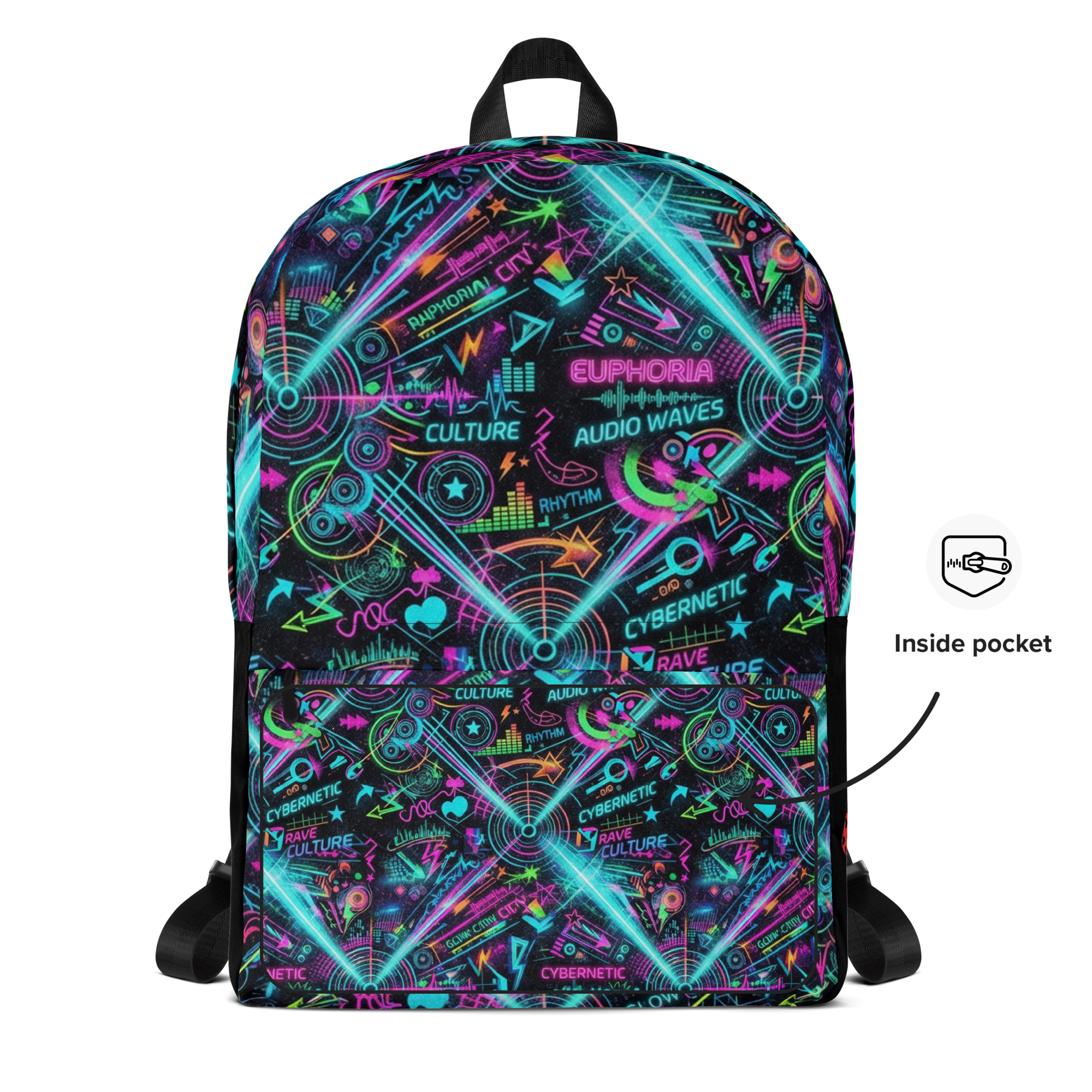 Mariners vs Brewers Matchup Canvas Backpack