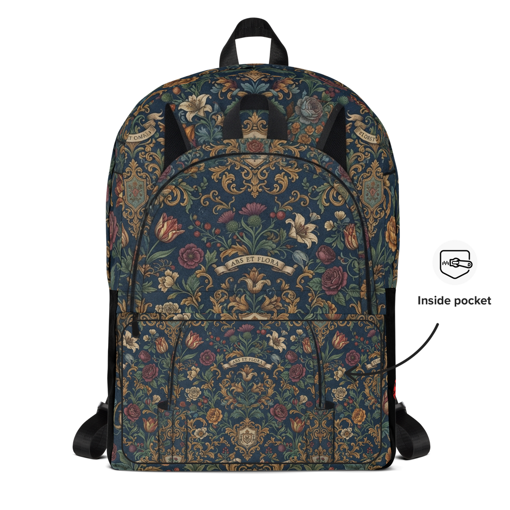 Renaissance Revival Vintage Print Backpack