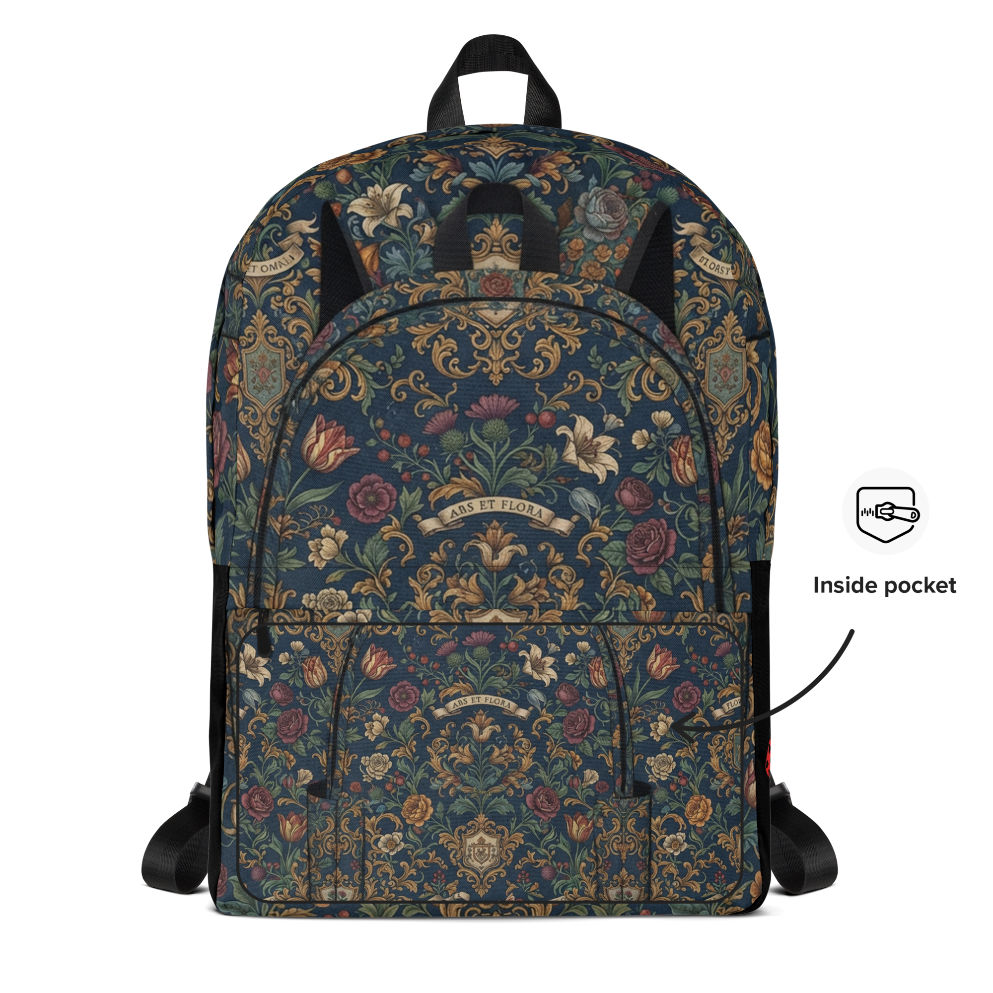 Renaissance Revival Vintage Print Backpack