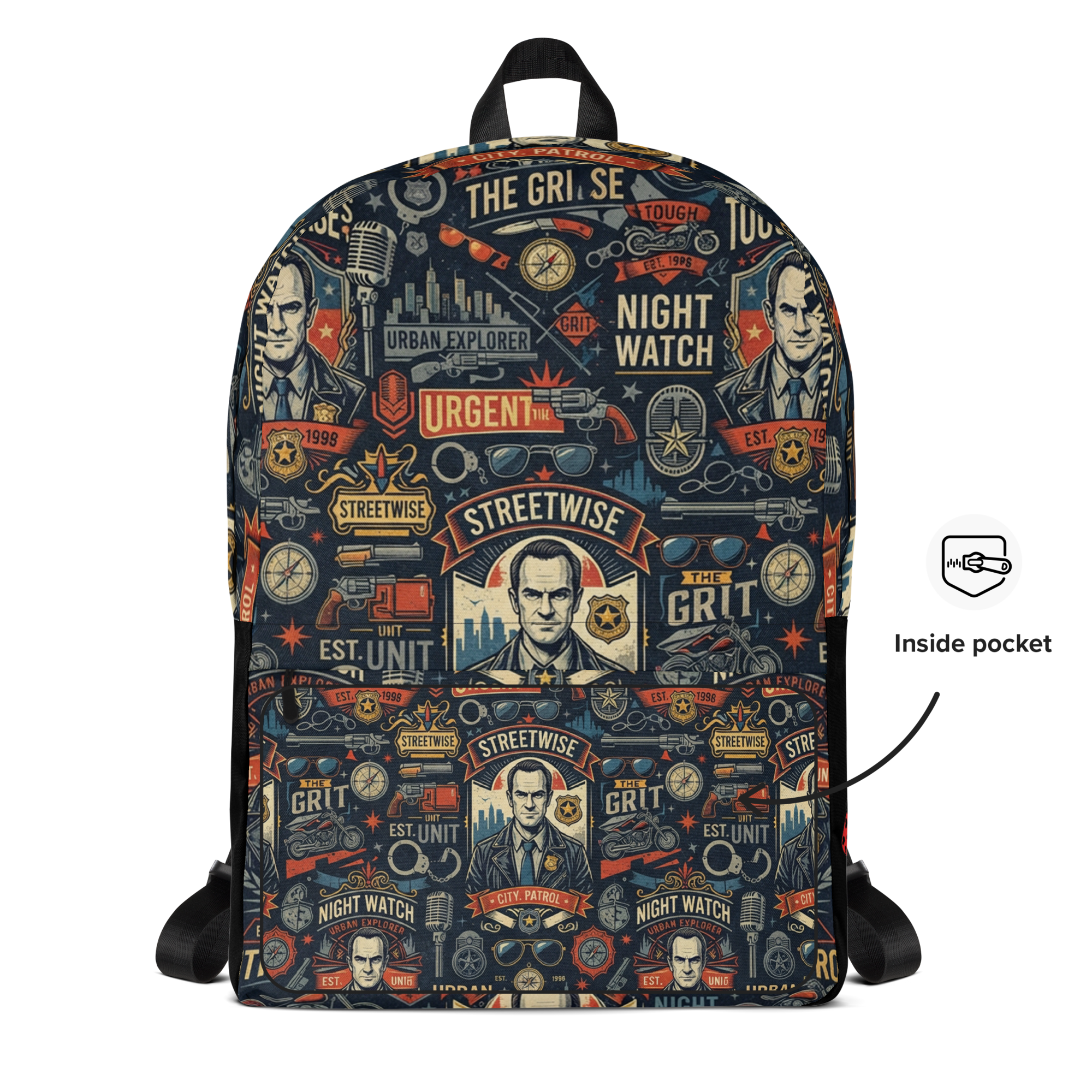 Christopher Meloni Canvas Everyday Backpack