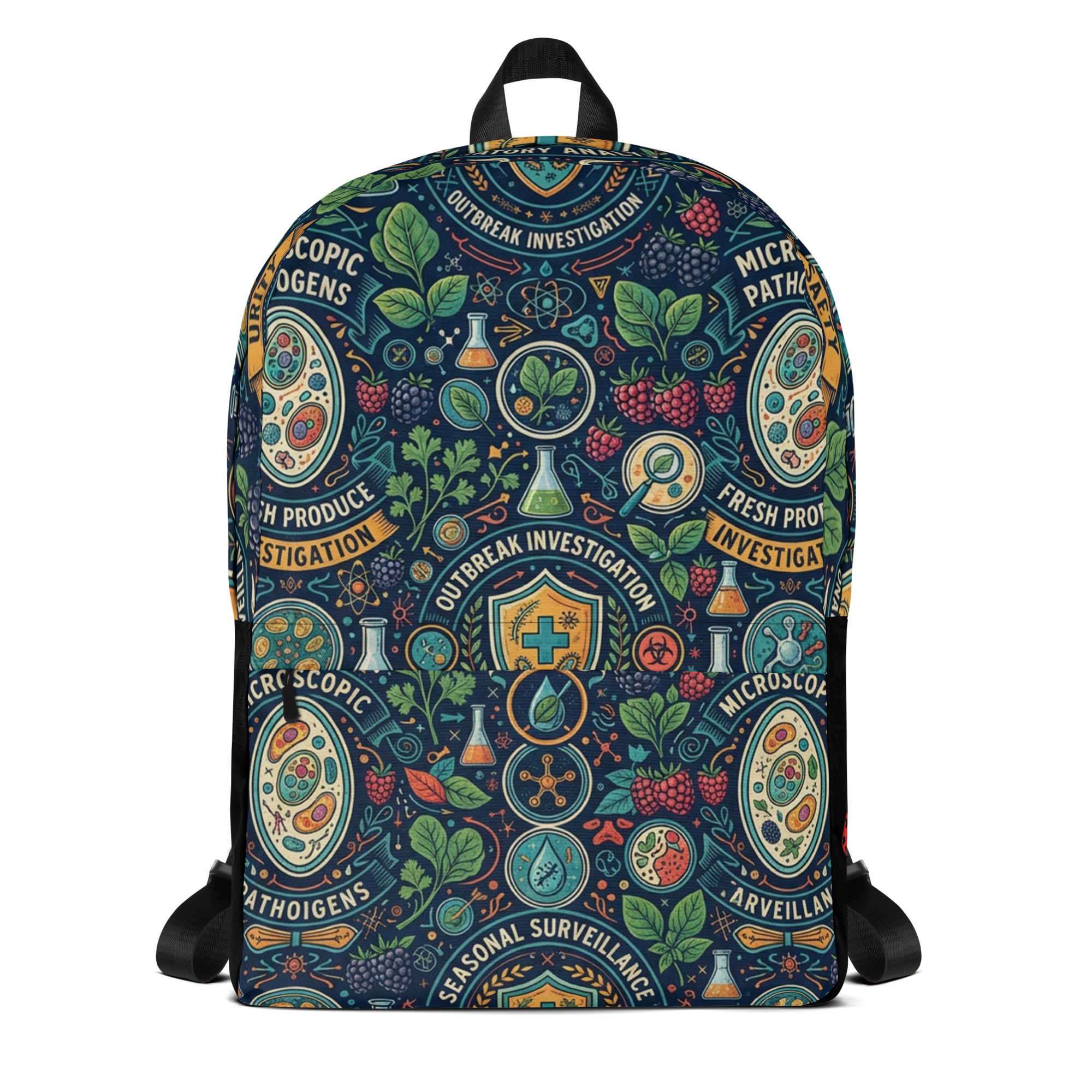 Cyclospora Outbreak Graphic Print Backpack