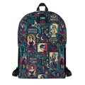 Michelle Pfeiffer Portrait Pattern Canvas Backpack