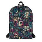 Michelle Pfeiffer Portrait Pattern Canvas Backpack