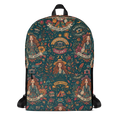 Isla Fisher-Inspired Graphic Print Canvas Backpack