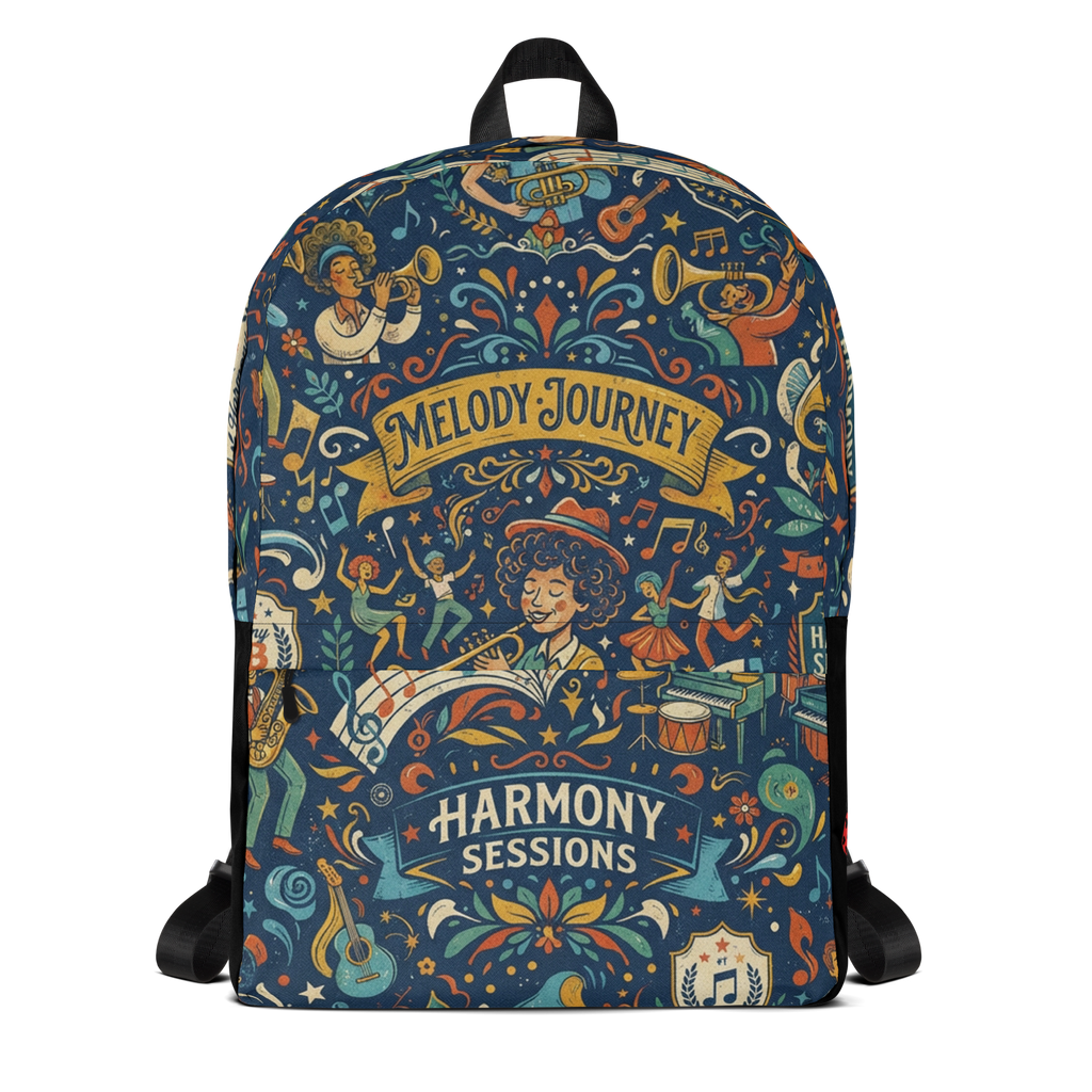 Mangione Graphic All-Over Print Everyday Backpack