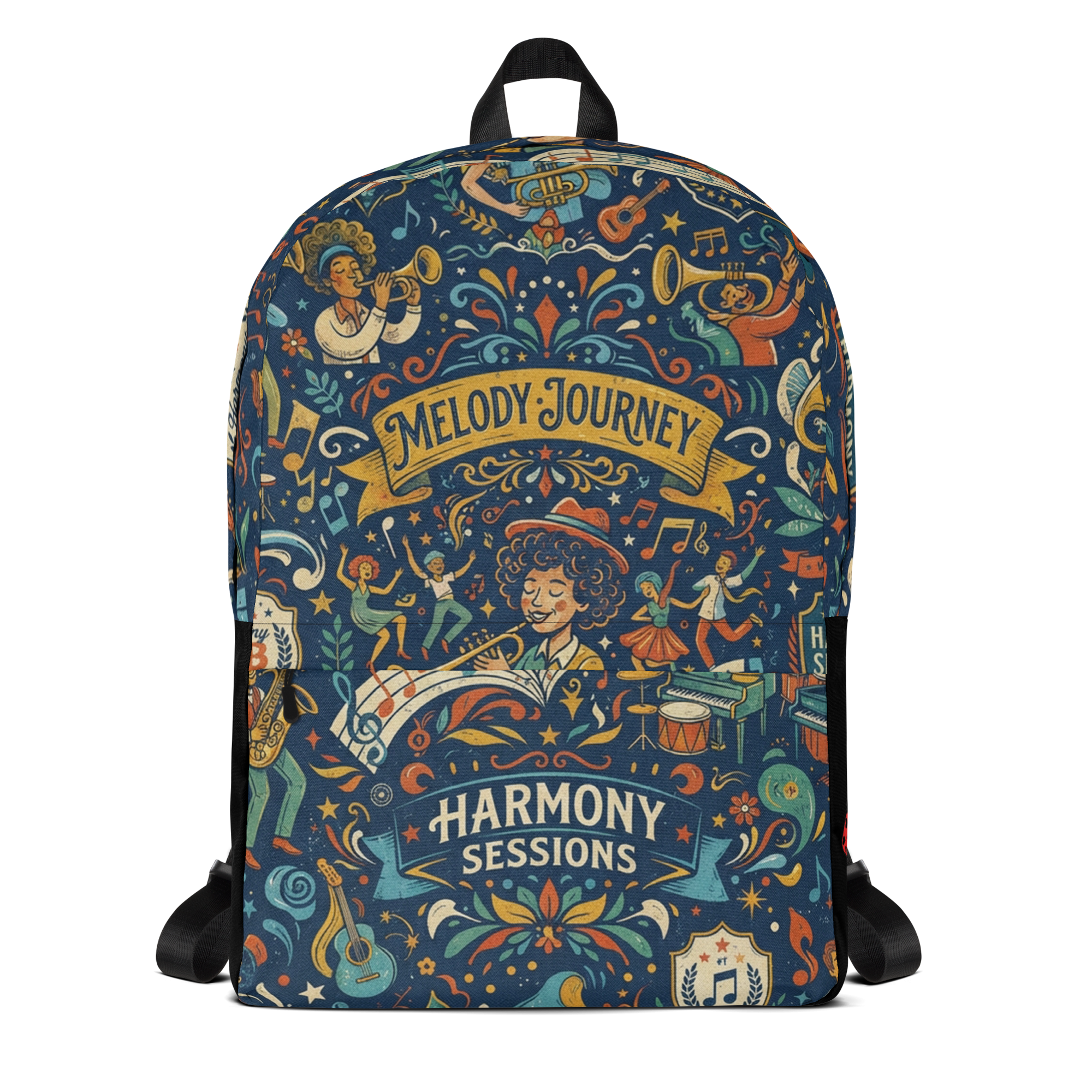 Mangione Graphic All-Over Print Everyday Backpack