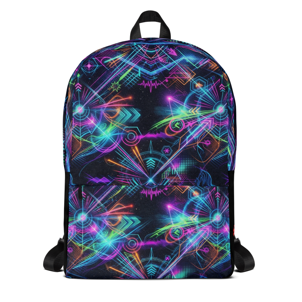 Rosario Dawson Inspired Graphic All-Over Print Backpack