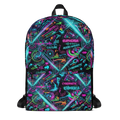 Mariners vs Brewers Matchup Canvas Backpack