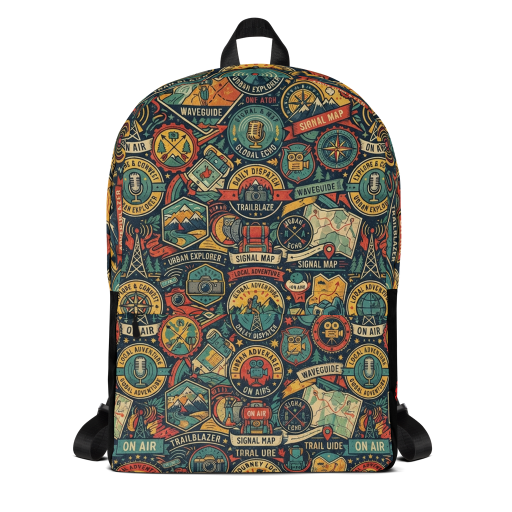 WCPO Unisex Heavy-Duty Daily Backpack with Laptop Sleeve