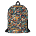 Arthur Fils Fans Canvas Backpack | Daily Urban Commute & Travel Bag