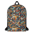 Arthur Fils Fans Canvas Backpack | Daily Urban Commute & Travel Bag