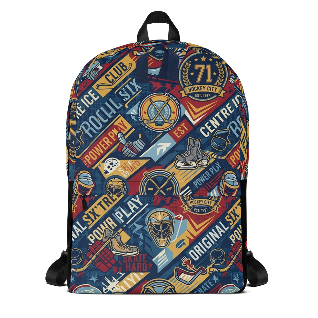 Dylan Larkin Graphic Print Canvas Backpack