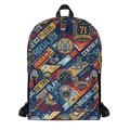 Dylan Larkin Graphic Print Canvas Backpack