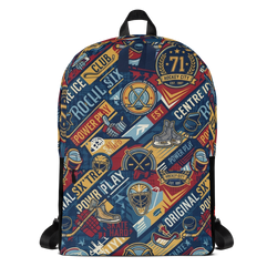 Dylan Larkin Graphic Print Canvas Backpack