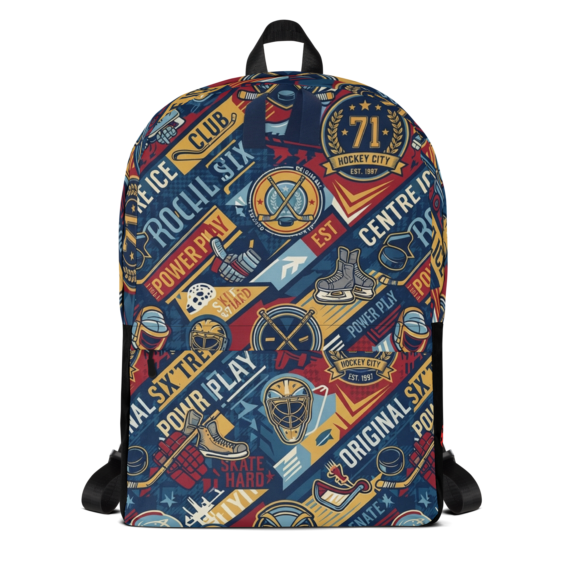 Dylan Larkin Graphic Print Canvas Backpack