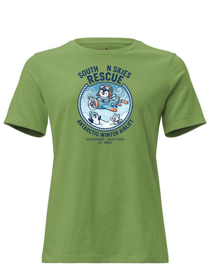 Australian Antarctic Winter Rescue Flight Graphic T-Shirt