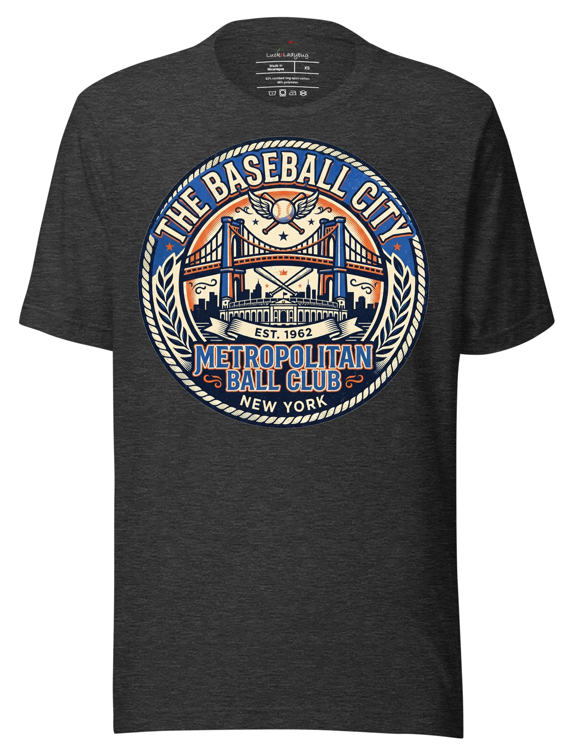 New York Baseball Vintage Crest Unisex T-Shirt