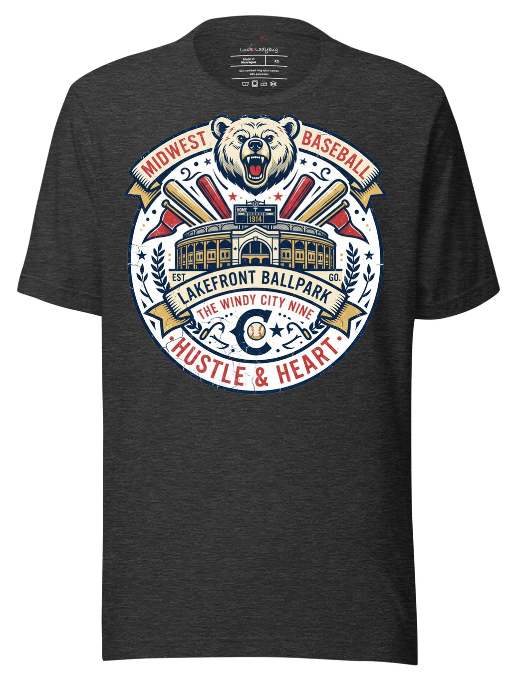 Chicago Baseball Fan Vintage Style T-Shirt