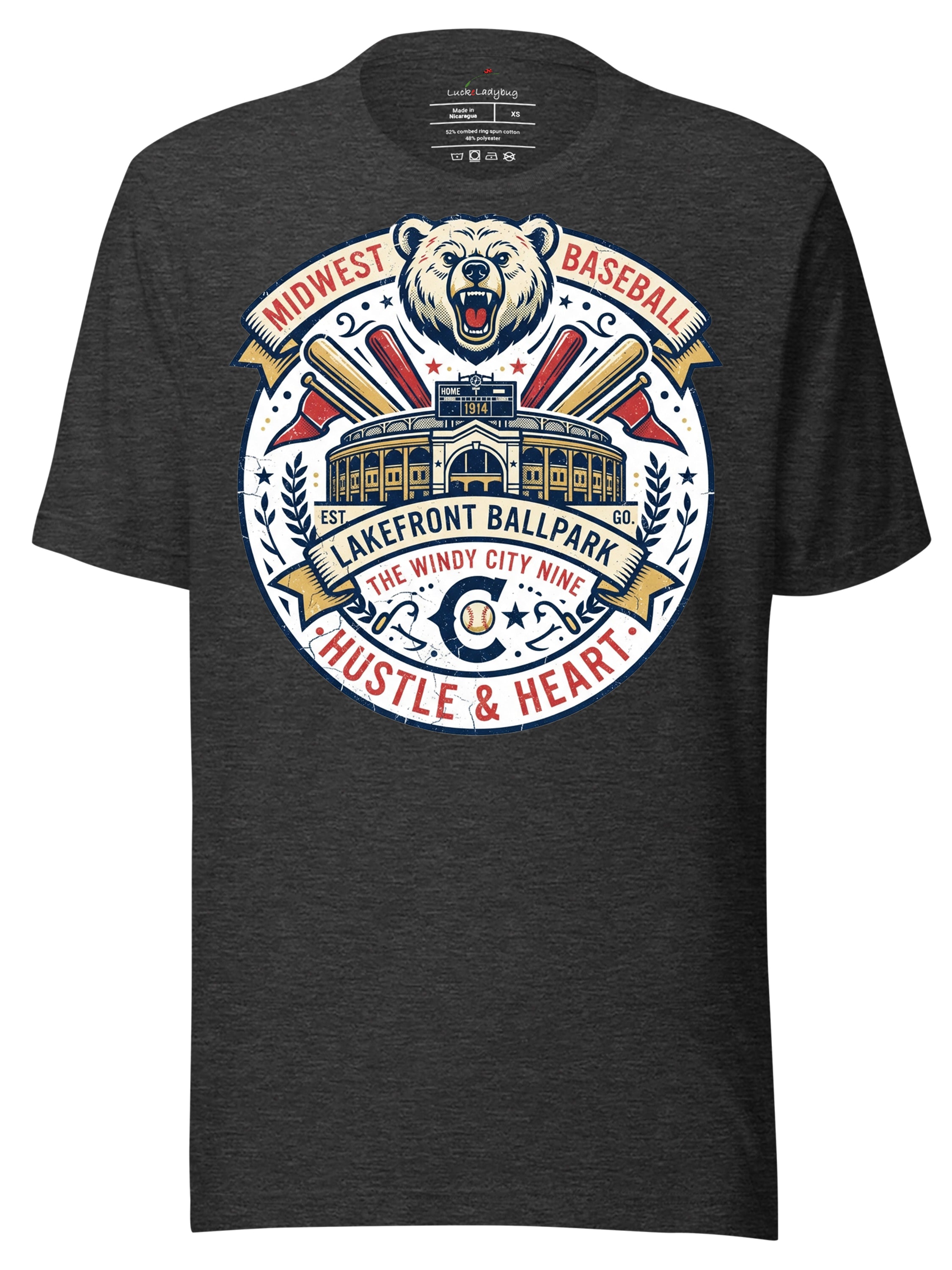 Chicago Baseball Fan Vintage Style T-Shirt