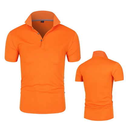 Mens Casual Cotton Polo Shirt