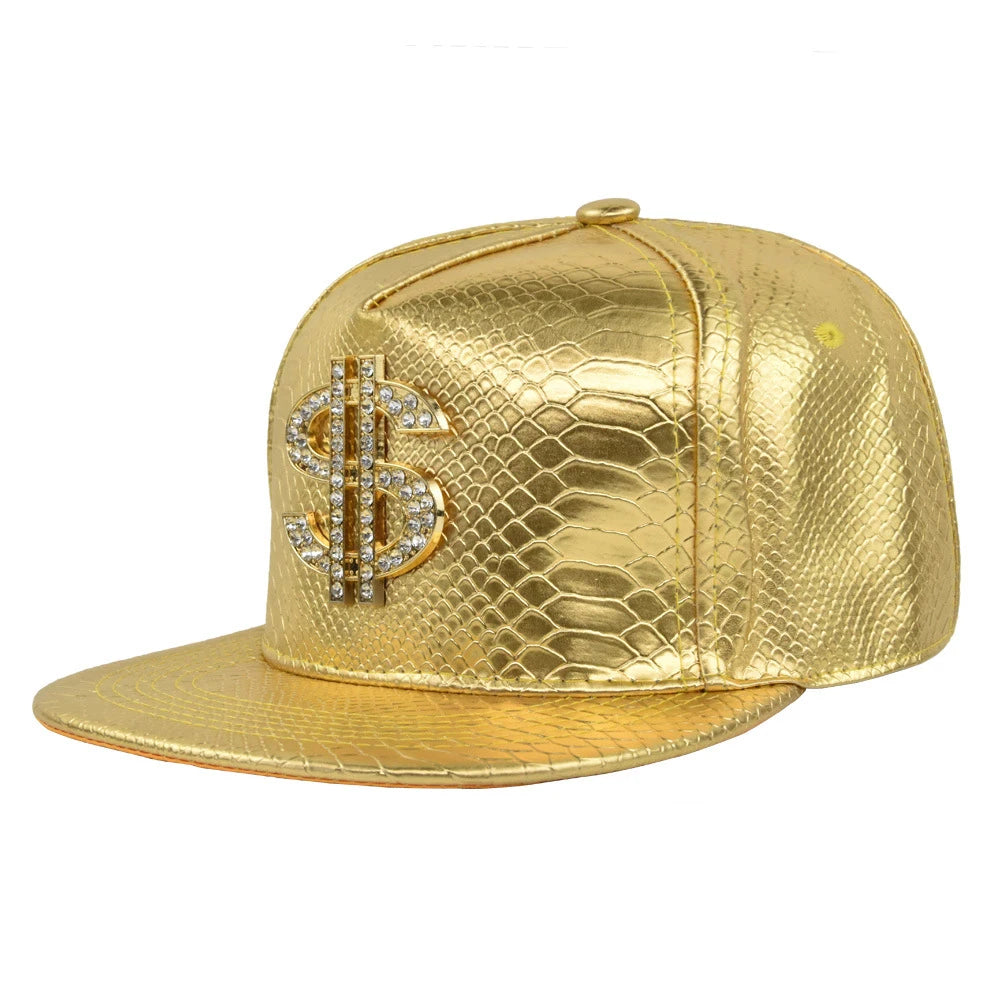 Hip Hop Jesus Cross Cap With Bling