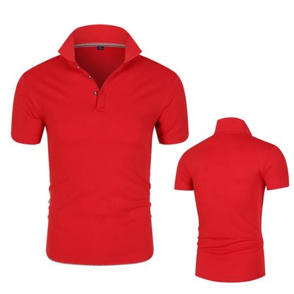 Mens Casual Cotton Polo Shirt